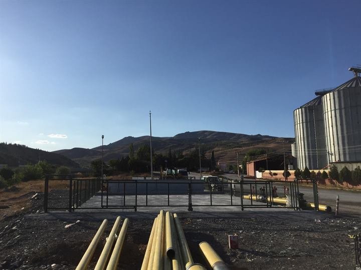 Ankara Kalecik Doğalgaz Dağıtım Sahası, Kalecik, Ankara - Doğalgaz dağıtım sahasında altyapı çalışması