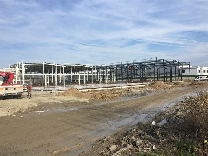 Hanlıköy Fabrika Projesi, Arifiye, Sakarya - İnşaat halindeki fabrika sahası