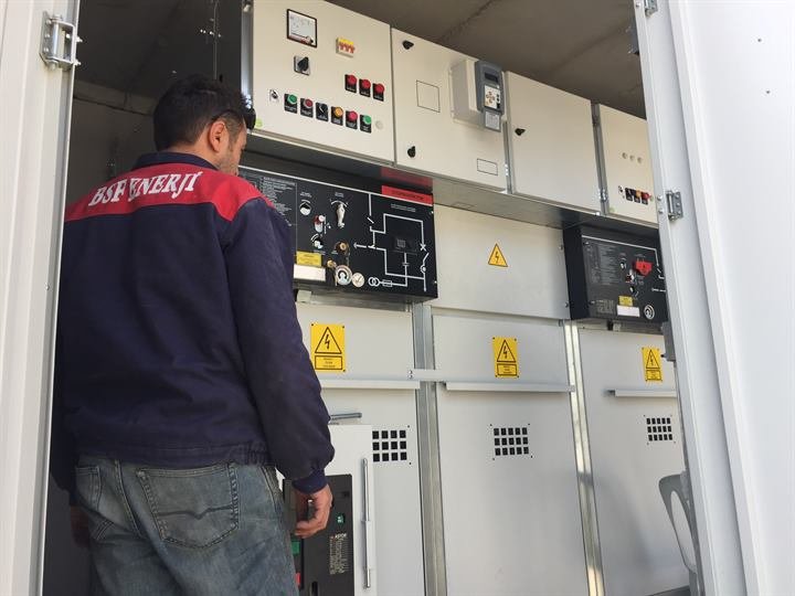 Sakarya 1. OSB Mir Yapı, 1. OSB, Sakarya - Trafo kabin içi hücrelerin montajı